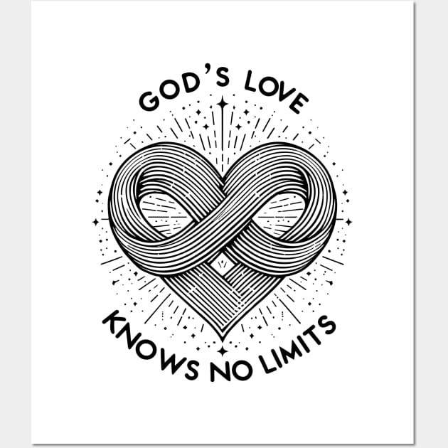 God's Love Knows No Limits Wall Art by Francois Ringuette